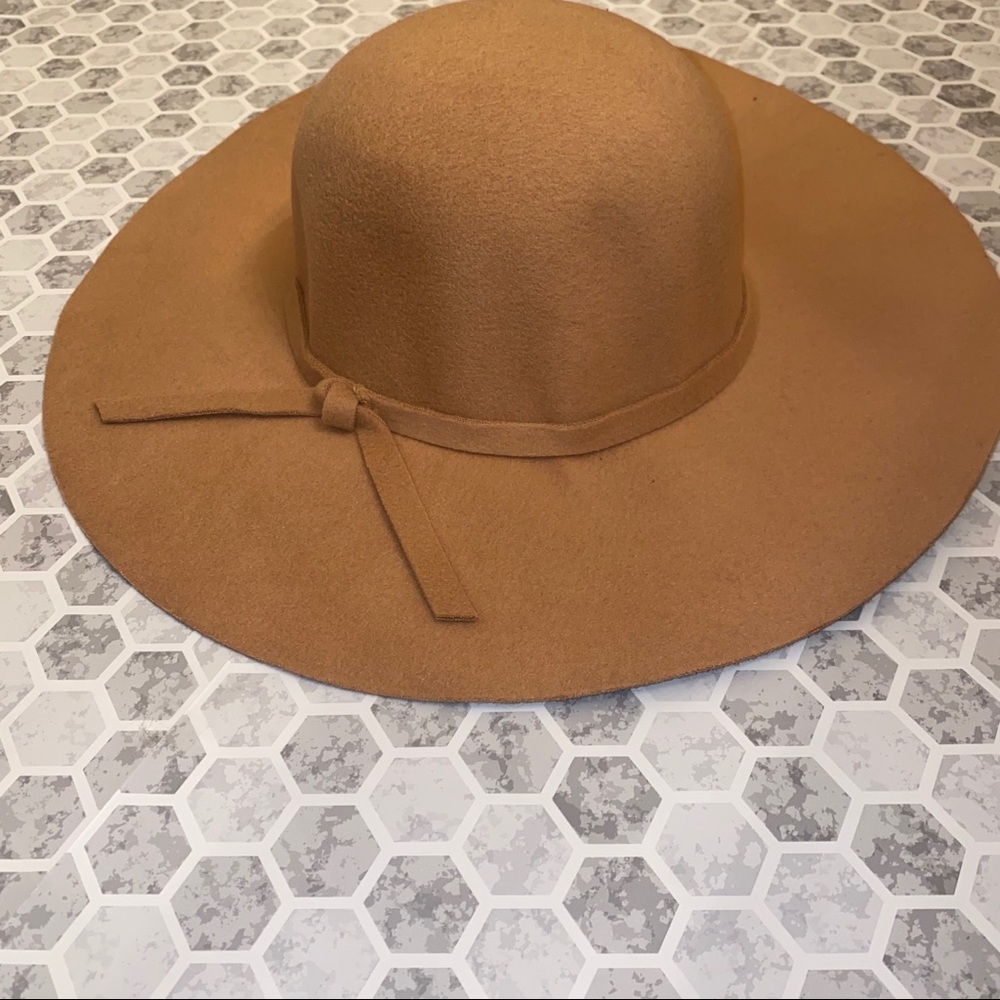 Beige Oversized Hat
